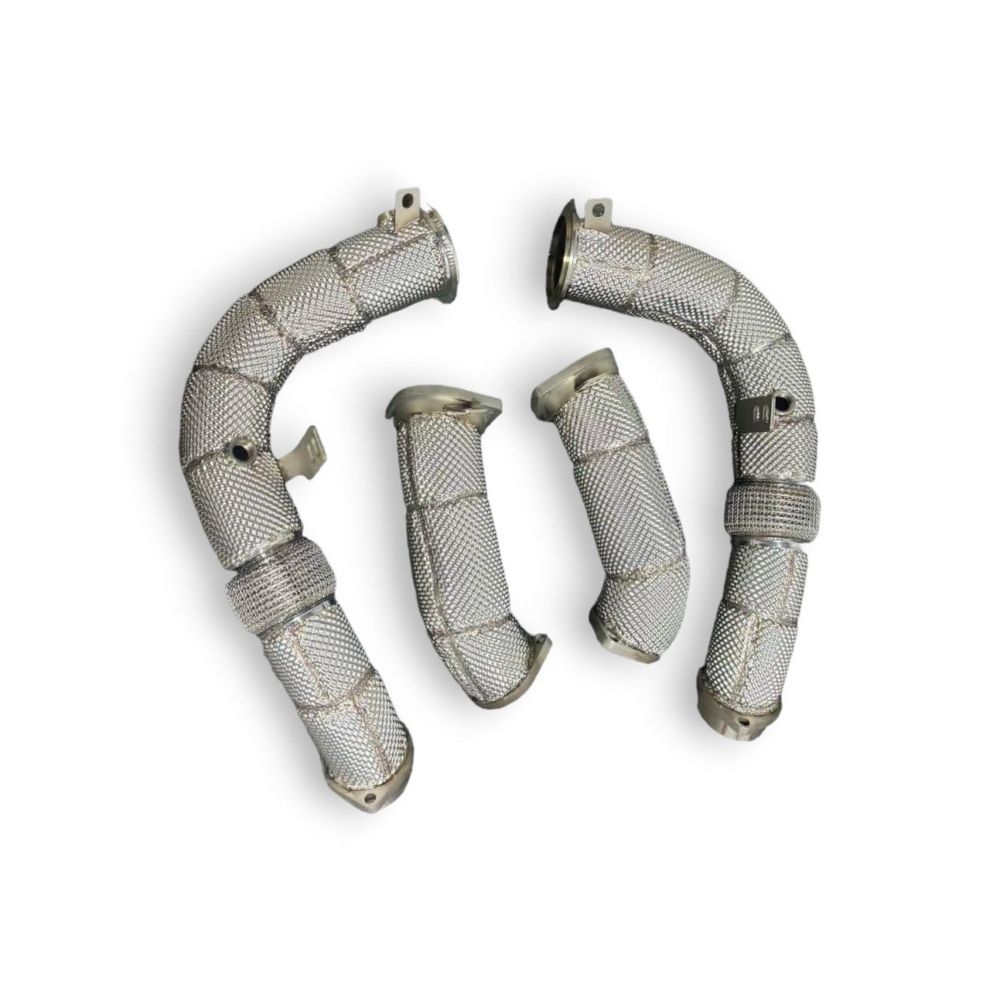 2024 + Bmw X5/X6/X7 M60I Front Race Pipes | G05/G06/G07 Lci